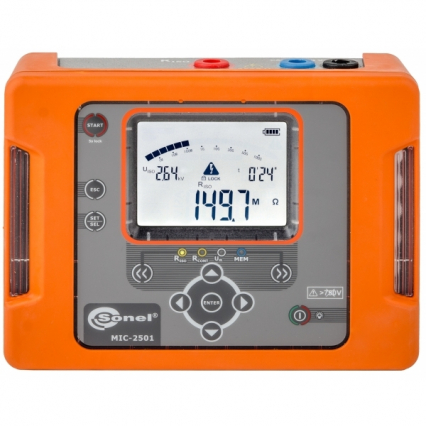 MIERNIK REZYSTANCJI IZOLACJI SONEL MIC-2501 - SONEL - WMPLMIC2501