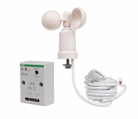 Czujnik siły wiatru zasilanie 100÷265V AC - F&F - STR-W