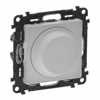 ŚCIEMNIACZ OBROTOWY BEZ ZACISKU NEUTRALNEGO ALUMINIUM 300W VALENA LIFE - LEGRAND - 752360