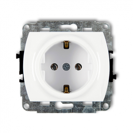 Mechanizm gniazda pojedynczego 2P+Z SCHUKO - KARLIK - GP-1s