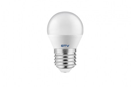 ŹRÓDŁO ŚWIATŁA LED E27 B45 6W 520LM 3000K KULKA - GTV - LD-SMGB45C-60