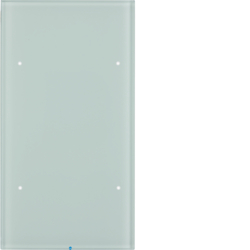 SENSOR DOTYKOWY PODWÓJNY KOMFORT BIAŁY SZKŁO R.3  - HAGER - 75142850
