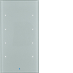 SENSOR SZKLANY DOTYKOWY POCZWÓRNY KOMFORT SZKŁO ALU TS - HAGER - 75144034