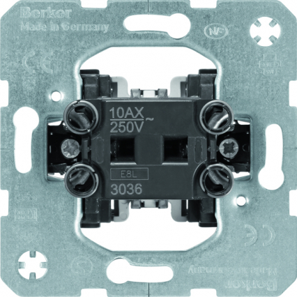ŁĄCZNIK JEDNOBIEGUNOWY JEDNOKLAWISZOWY MECHANIZM ZACISKI AUTOMATYCZNE ONE.PLATFORM - HAGER - 533031
