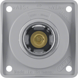 GNIAZDO ZASILANIA 12 V MECHANIZM SZARY POŁYSK INTEGRO FLOW  - HAGER - 845712507