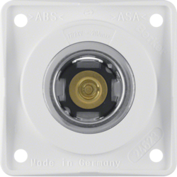 GNIAZDO ZASILANIA 12 V MECHANIZM BIAŁY POŁYSK INTEGRO FLOW - HAGER - 845712509