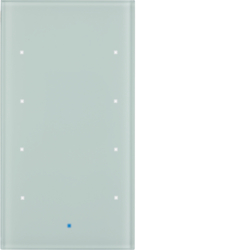 SENSOR SZKLANY DOTYKOWY POCZWÓRNY KOMFORT SZKŁO BIAŁE TS - HAGER - 75144830