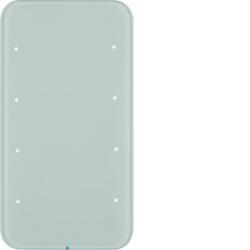 SENSOR DOTYKOWY POCZWÓRNY KOMFORT BIAŁY SZKŁO R.1  - HAGER - 75144860