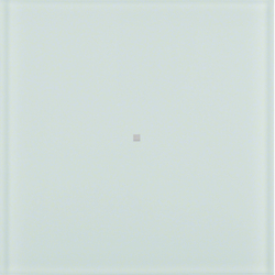 PRZYCISK POJEDYNCZY STANDARD SZKŁO BIAŁE B.IQ  - HAGER - 75161090