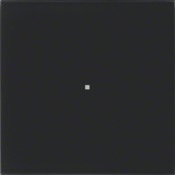 PRZYCISK POJEDYNCZY STANDARD SZKŁO CZARNE B.IQ - HAGER - 75161092