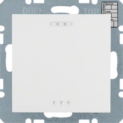 REGULATOR TEMPERATURY BEZ STEROWANIA RĘCZNEGO Z INTERFEJSEM UNIWERSALNYM Z WBUDOWANYM BIAŁY S.1/B.3/B.7 - HAGER - 75441259