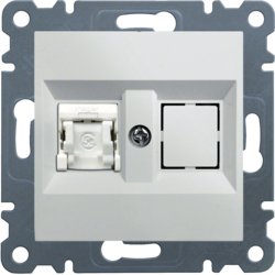 GNIAZDO 1XRJ45 KAT.6 FTP BIAŁY LUMINA 2 - HAGER - WL2170