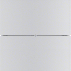PRZYCISK PODWÓJNY STANDARD ALUMINIUM B.IQ - HAGER - 75162094