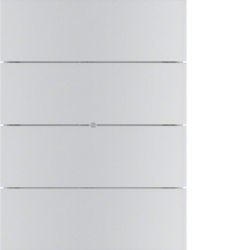 PRZYCISK POCZWÓRNY STANDARD ALUMINIUM B.IQ  - HAGER - 75164094