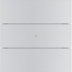 PRZYCISK POTRÓJNY STANDARD ALUMINIUM B.IQ - HAGER - 75163094