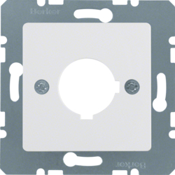 PŁYTKA CENTRALNA DO APARATU ZGŁOSZENIOWEGO ŚR.22.5 MM BIAŁY - HAGER - 143209