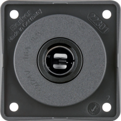 GNIAZDO ZASILAJĄCE 12 V SAMOCHODOWE ANTRACYT MAT INTEGRO FLOW  - HAGER - 945172505