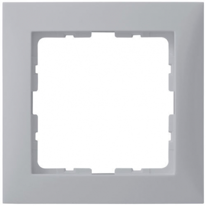 RAMKA POJEDYNCZA ALUMINUM MAT LAKIEROWANY B.KWADRAT - HAGER - 5310118994