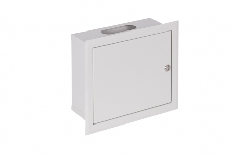 ROZDZIELNIA MODUŁOWA METAL NATYNK 12 MODUŁÓW IP31 310X265X130 BIAŁY Z ZAMKIEM - SABAJ - RP 12 Z