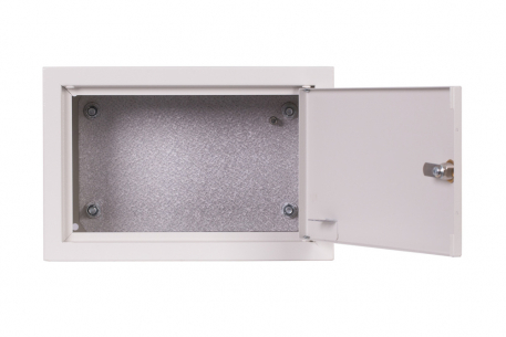 ROZDZIELNIA ELEKTRYCZNA NATYNK 300X300X210MM IP31 SZARY Z PŁYTĄ MONTAŻOWĄ - SABAJ - NR 332