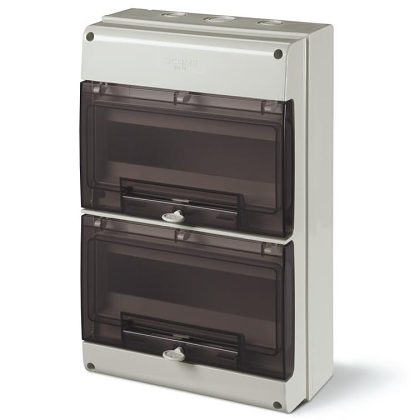ROZDZIELNIA MODUŁOWA HERMETYCZNA NATYNK 24 MODUŁY 2X12 IP66 DOMINO 24 - SCAME - 672.4024