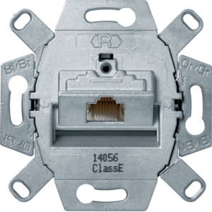 MECHANIZM GNIAZDA KOMPUTEROWEGO POJEDYNCZEGO RJ45 UAEEKRANOWANE KAT. 6 KLASA E ONE.PLATFORM - HAGER - 455401