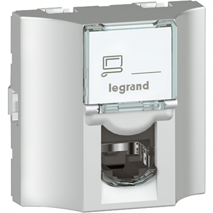 GNIAZDO PRZELOTOWE 1XRJ45 KAT.6 UTP 2M MOSAIC - LEGRAND - 078626