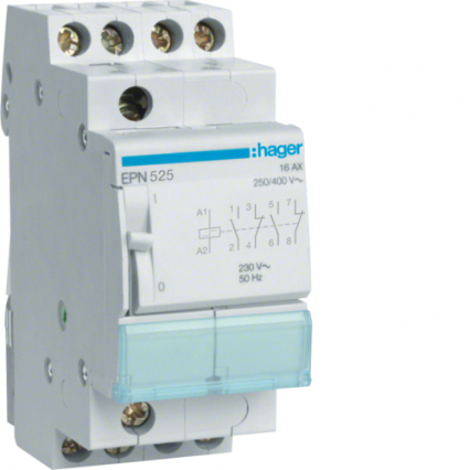 PRZEKAŹNIK BISTABILNY 230V 2Z+2R/16A - HAGER - EPN525