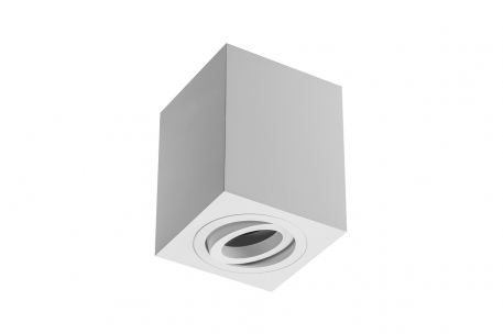 OPRAWA SUFITOWA MAX 50W 90X90X115MM, IP20 KWADRATOWA BIAŁA ALUMINIUM SENSA. - GTV - OS-SEN5097KWB-10