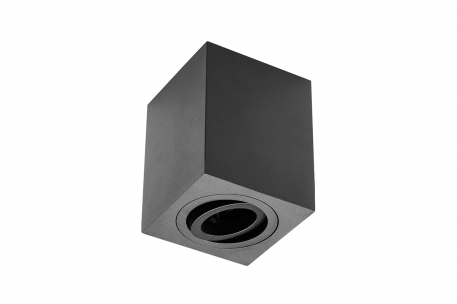 OPRAWA SUFITOWA MAX 50W 90X90X115MM, IP20 KWADRATOWA CZARNA ALUMINIUM SENSA. - GTV - OS-SEN5097KWCZ-00