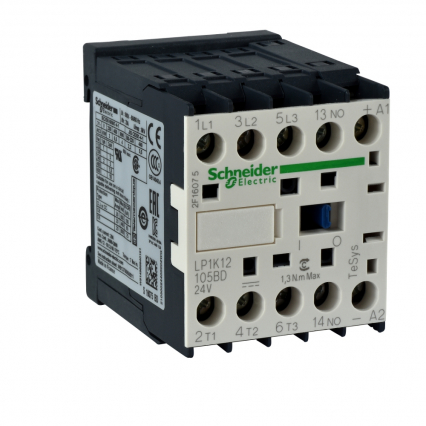 STYCZNIK MOCY 20A 4 POLOWY AC1 (2NO 2NC) 220VDC TESYS K. - SCHNEIDER ELECTRIC - LP1K090085MD