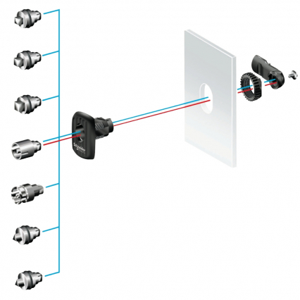 WKŁADKA DWUPRĘTOWA 3MM DO SPACIAL 3D. - SCHNEIDER ELECTRIC - NSYAEDLB3S3D