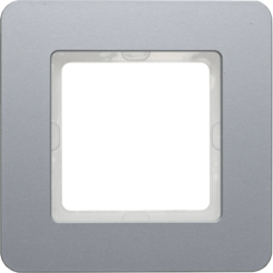 RAMKA POJEDYNCZA, ALUMINIUM Q.7. - HAGER - 10116074