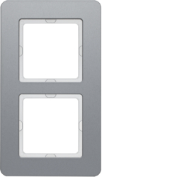 RAMKA PODWÓJNA, ALUMINIUM Q.7 . - HAGER - 10126074