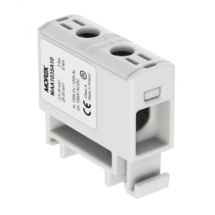 OTL35 szary 1xAl/Cu 2,5-35mm2 1000V AC/1500V DC Zacisk uniwersalny - MOREK - MAA1035A10