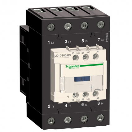 STYCZNIK MOCY 4PEVK 415V 60A /230VAC50/60HZ. - SCHNEIDER ELECTRIC - LC1DT60AP7