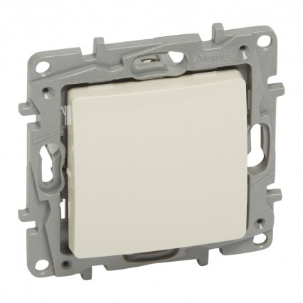 ŁĄCZNIK KRZYŻOWY ZACISKI ŚRUBOWE 10AX 250V IP20 KREMOWY NILOE2 - LEGRAND - 764604