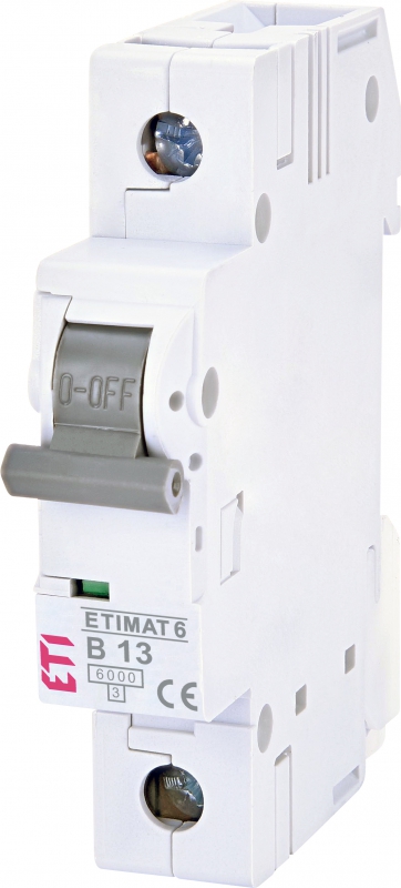 WYŁĄCZNIK NADPRĄDOWY ETIMAT 6 1P B13 - ETI - 002111515