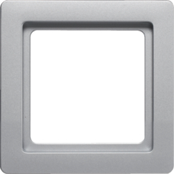 RAMKA POJEDYNCZA ALUMINIUM AKSAMIT LAKIEROWANY Q.1 - HAGER - 10116084
