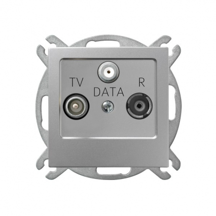 GNIAZDO RTV DATA SREBRO AS. - OSPEL - GPA-GD/m/18