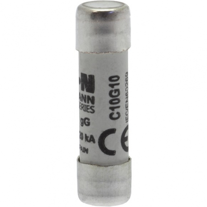 WKŁADKA BEZPIECZNIKOWA 10X38MM 10A GG ZWŁOCZNA - EATON - C10G10