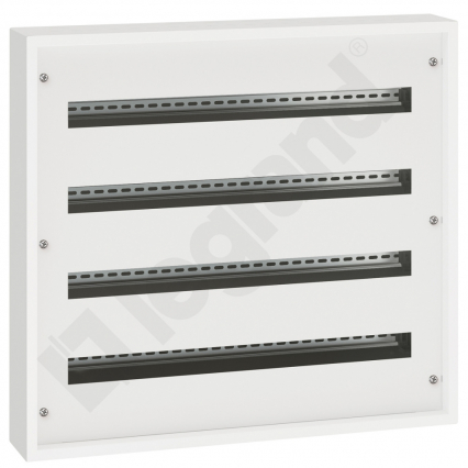 ROZDZIELNIA METALOWA 4X36 MODUŁY N/T IP30 LISTWA PRZYŁ N+PE XL3 - LEGRAND - 337214