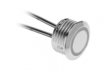 WŁĄCZNIK DOTYKOWY ŚCIEMNIALNY 12V DC, MAX.20W, PRZEWÓD 1500MM, CHROM. - GTV - AE-WBEZD-NB