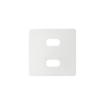 Pokrywa gniazda 2xUSB; biały - KONTAKT SIMON - 8201090-030
