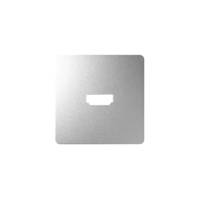 Pokrywa do gniazda HDMI; aluminium - KONTAKT SIMON - 8201094-093