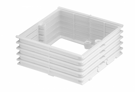 PIERŚCIEŃ DYSTANSOWY 30X71X71MM, SEGMENTOWY WEWNĘTRZNY DO MULTIWALL I MULTIBOX2 BIAŁY - SIMET - 37289006