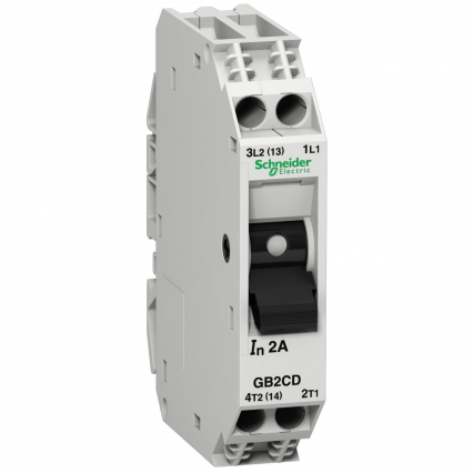 WYŁĄCZNIK TERMO-MAGNETYCZNY 1P+N 6A. - SCHNEIDER ELECTRIC - GB2CD12