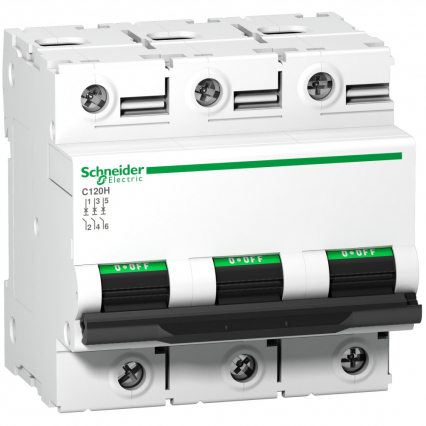 WYŁĄCZNIK NADPRĄDOWY C120H-C100-3. - SCHNEIDER ELECTRIC - A9N18469