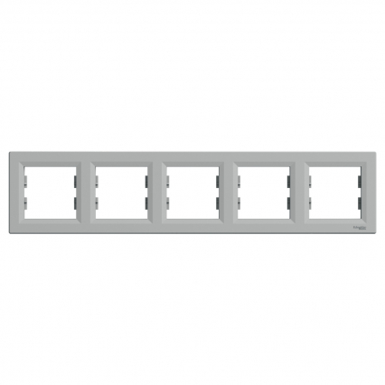 RAMKA PIĘCIOKROTNA POZIOMA ALUMINIUM ASFORA - SCHNEIDER ELECTRIC - EPH5800561