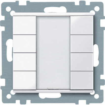 PRZYCISK POCZWÓRNY PLUS BIAŁY ACTIVE POŁYSK KNX SYSTEM M.  - SCHNEIDER ELECTRIC - MTN617425
